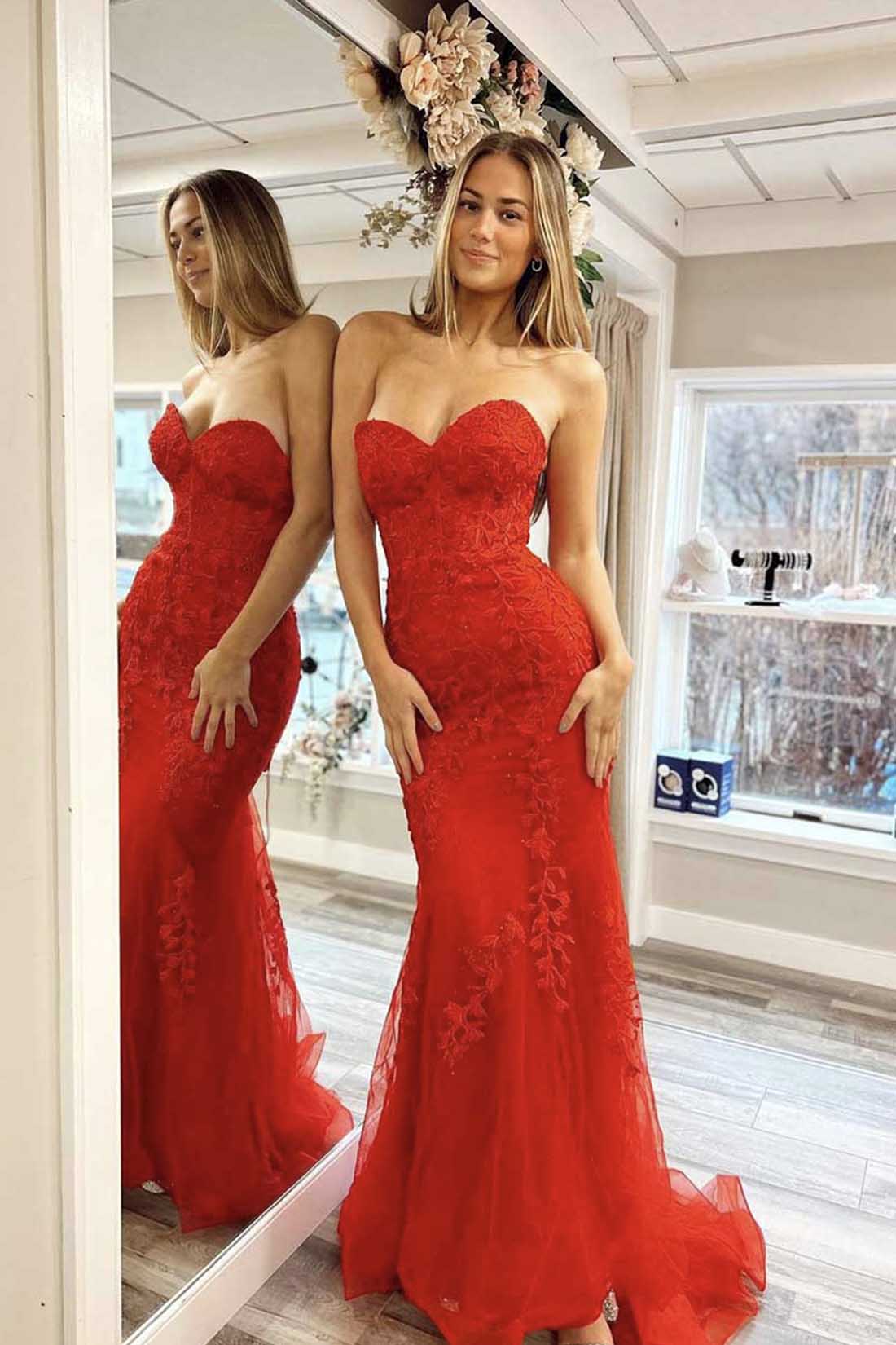 long red formal dresses